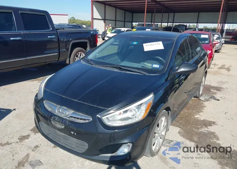 2014 Hyundai Accent Gls из США, поврежденный, VIN KMHCU4AEXEU771385